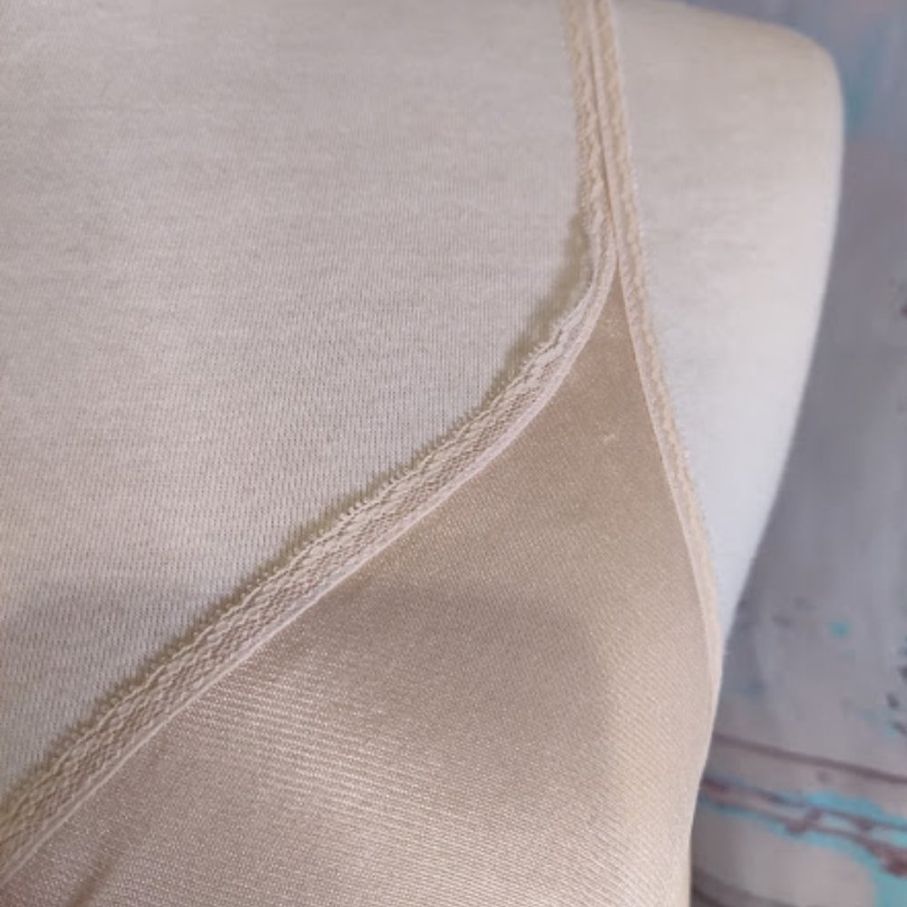 Vintage Vassarette Champagne Slip Dress - Picture 9 of 13